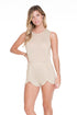 Luli Fama Golden Sugar Scalloped Romper